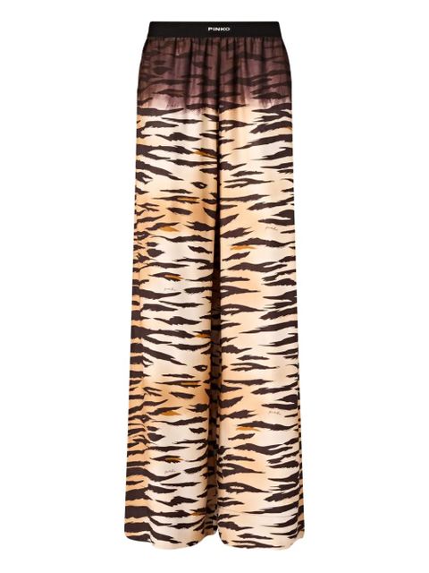 PINKO tiger-print trousers - Neutrals - zdjęcie produktu nr 1