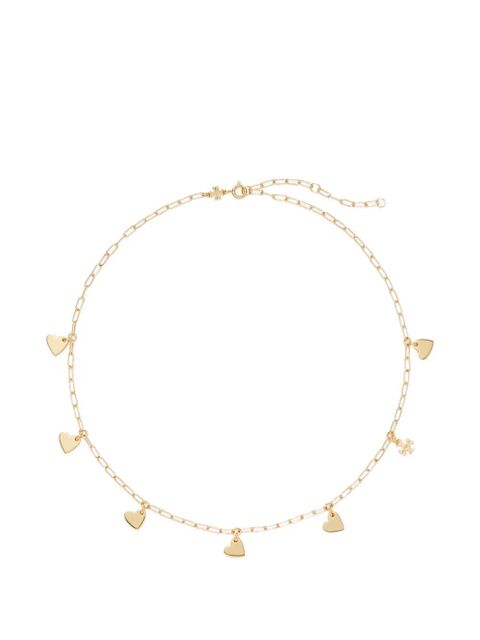 Tory Burch Curiosity heart charm chain necklace - Gold - zdjęcie produktu nr 1