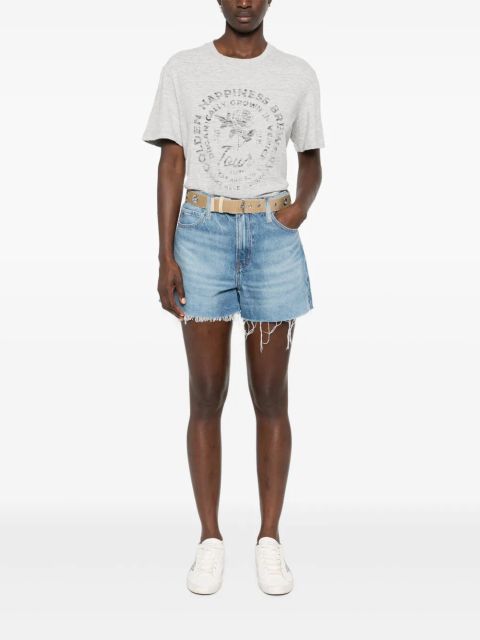 Golden Goose logo-print cotton T-shirt - Grey