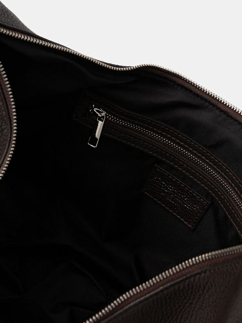 Answear.LAB torebka skórzana kolor brązowy