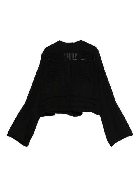 ISABEL MARANT pleated-panel blouse - Black