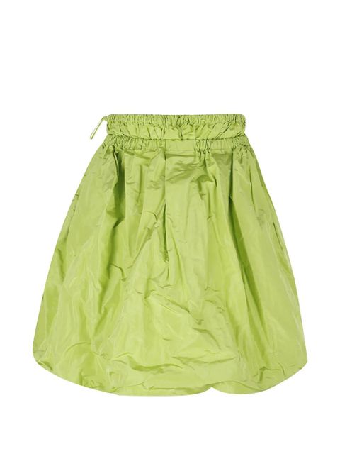 Prada elastic-waist mini skirt - Green - zdjęcie produktu nr 1