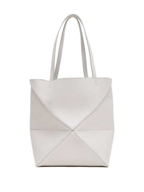 LOEWE medium Puzzle Fold tote bag - Neutrals - zdjęcie produktu nr 2