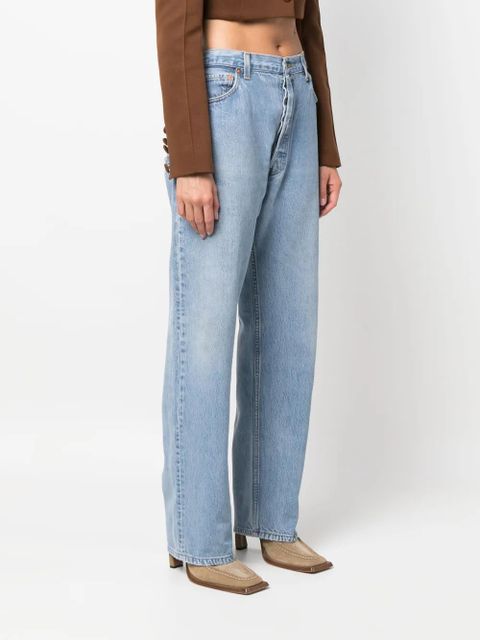 RE/DONE 90's straight-leg jeans - Blue