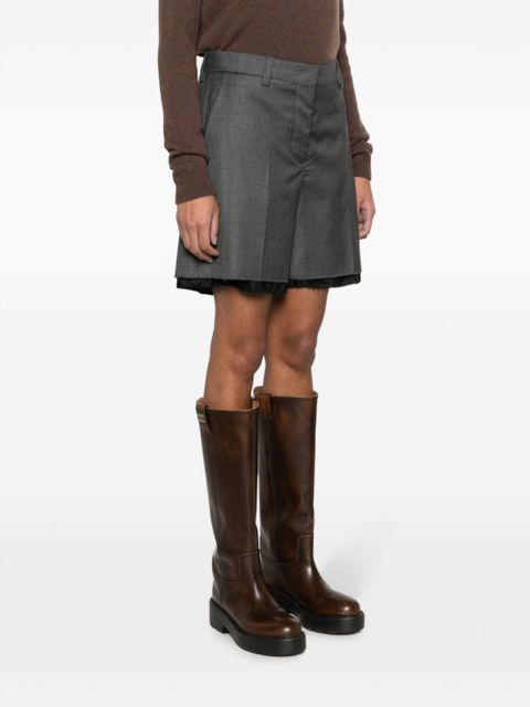 Miu Miu Grisaille Bermuda shorts - Grey