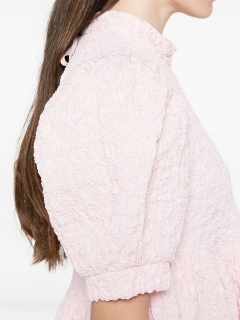 Cecilie Bahnsen Cbdumas puffed-sleeve mini dress - Pink