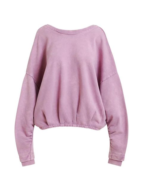 Essentiel Antwerp open-back gathered sweatshirt - Purple - zdjęcie produktu nr 2