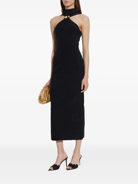 Gianvito Rossi Yvonne lace-panel scalloped mules - Black