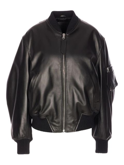 The Attico zip-up bomber - Black - zdjęcie produktu nr 1