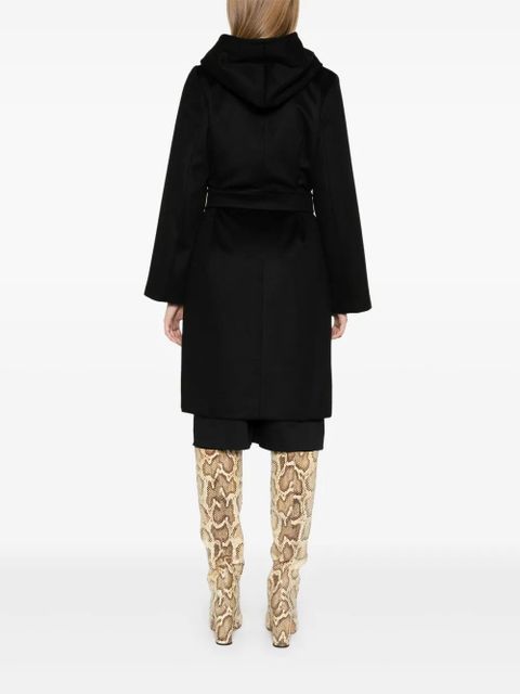 Max Mara Newmang long coat - Black