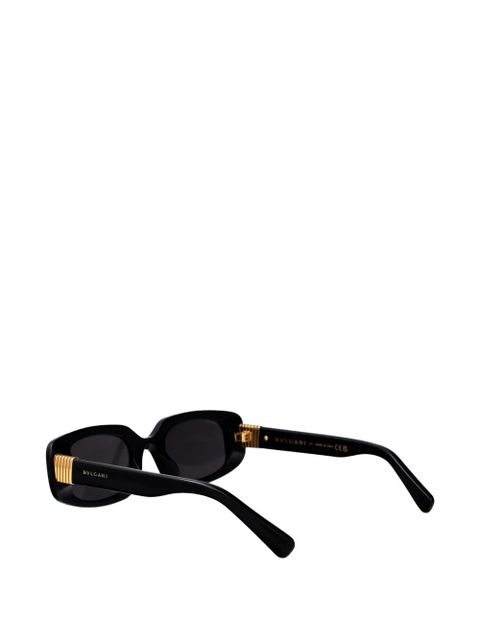 Bvlgari Tubogas rectangle sunglasses - Black