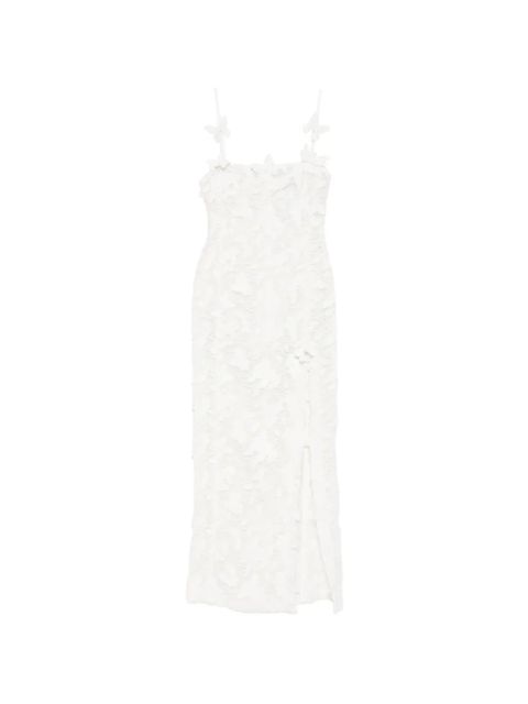 Blumarine butterfly-appliqué lace maxi dress - White - zdjęcie produktu nr 1