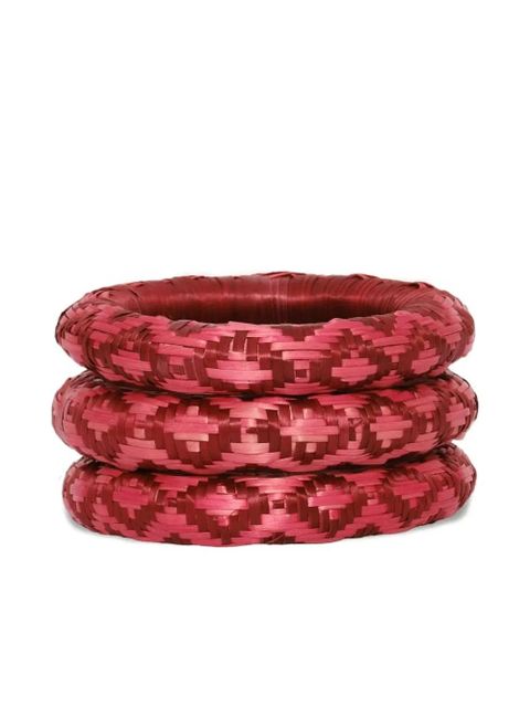 Johanna Ortiz Dancer's Essence bangles (set of three) - Pink - zdjęcie produktu nr 1
