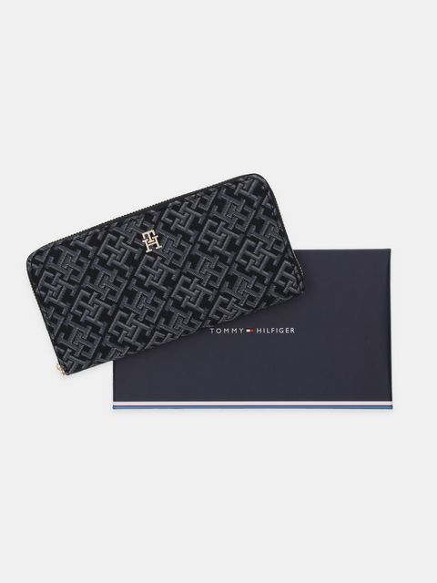 Tommy Hilfiger portfel damski kolor czarny AW0AW17956