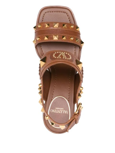 Valentino Garavani Rockstud sandals - Brown
