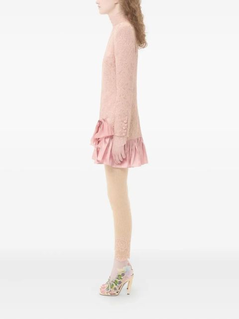 Valentino Garavani floral matelassé short dress - Pink