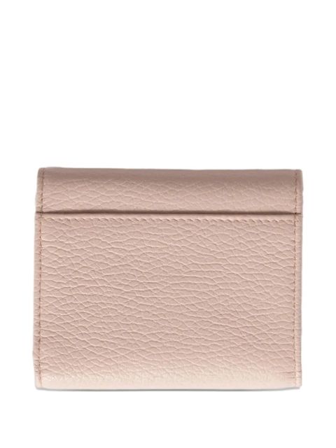 Miu Miu logo-plaque leather wallet - F0LOZ Pink