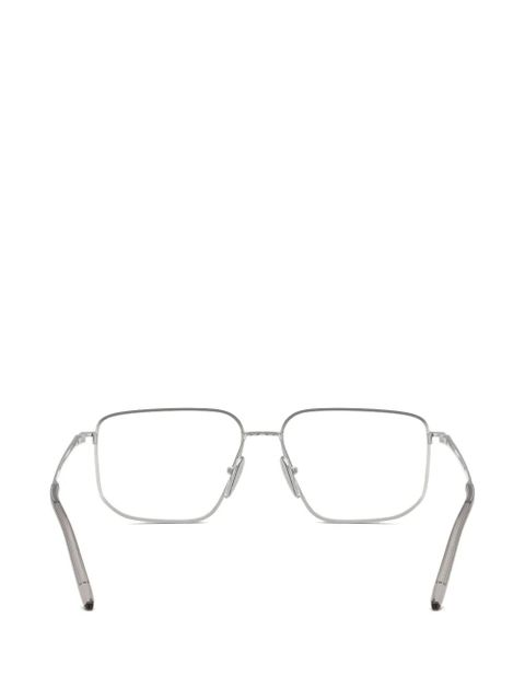 Prada Eyewear rectangle glasses - Silver