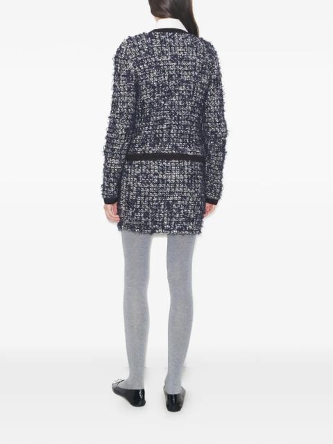 Tory Burch Kendra tweed mini skirt - Blue