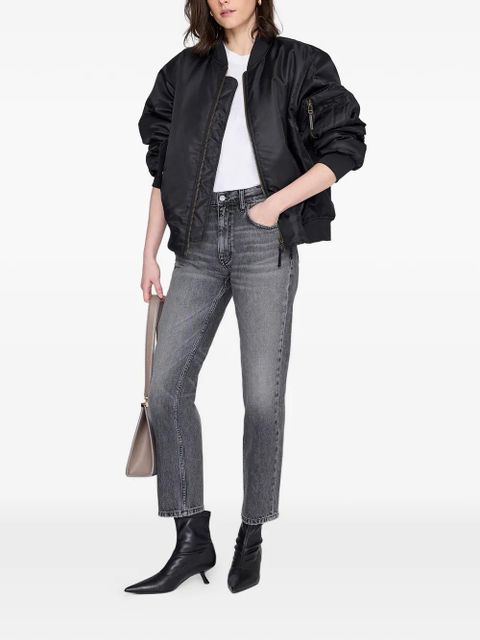 ANINE BING Kate washed-effect jeans - Grey - zdjęcie produktu nr 2