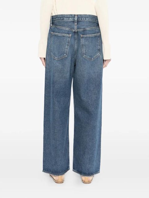 AGOLDE low slung baggy jeans - Blue