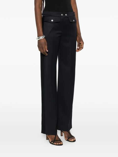 Alexander McQueen buttoned trousers - Black