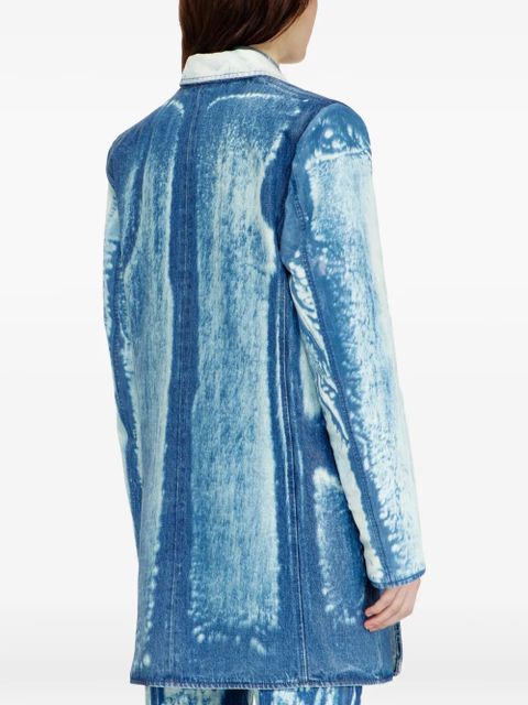 Diesel double-breasted pocket coat - Blue