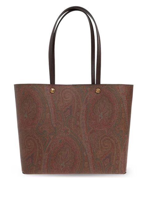 ETRO large Paisley jacquard shopper tote bag - Brown - zdjęcie produktu nr 1