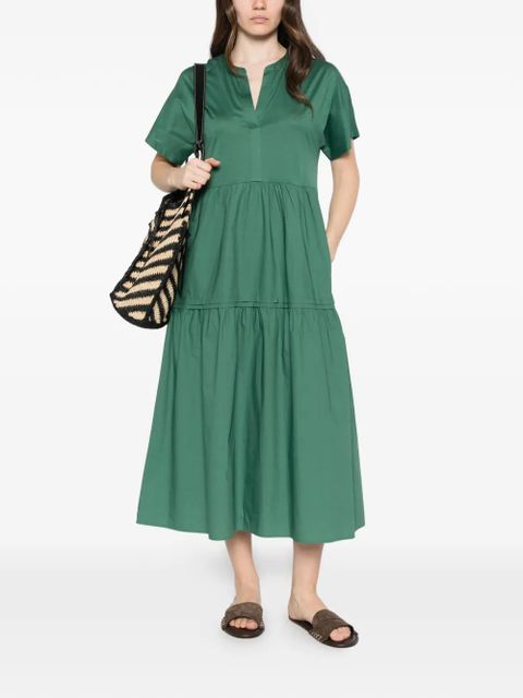 Weekend Max Mara Wkdcapsula V-neck midi dress - Green - zdjęcie produktu nr 2