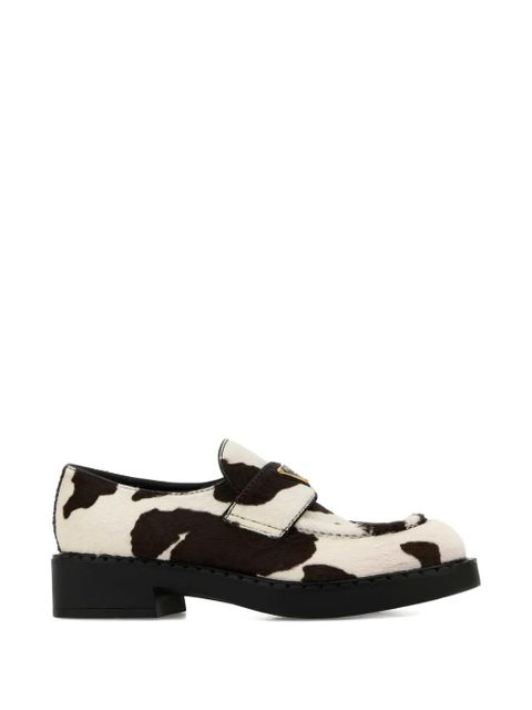 Prada animal-pattern loafers - White - zdjęcie produktu nr 1