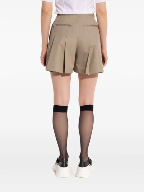 Alexander McQueen pleated shorts - Neutrals