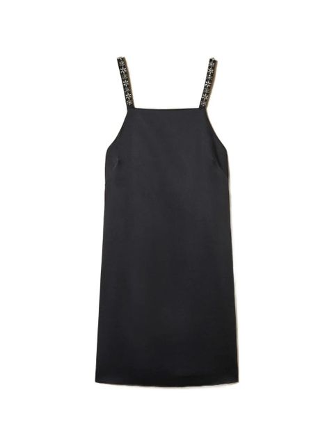 TWINSET rhinestone-embellished satin dress - Black - zdjęcie produktu nr 1