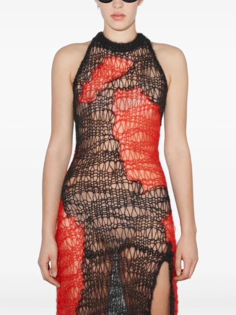 MISBHV crew-neck midi dress - Black - zdjęcie produktu nr 2