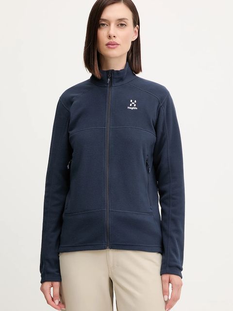 Haglöfs bluza sportowa Buteo kolor granatowy gładka 605074 - zdjęcie produktu nr 1