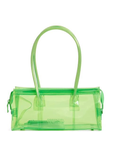 Essentiel Antwerp clear zipped shoulder bag - Green - zdjęcie produktu nr 1