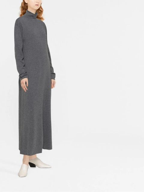 Jil Sander high-neck knitted dress - Grey