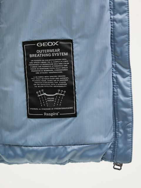 Geox kurtka ZOSMA kolor niebieski zimowa W5628Z T3274