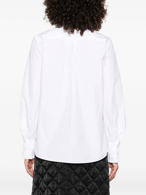 Valentino Garavani ruffled high-neck shirt - White