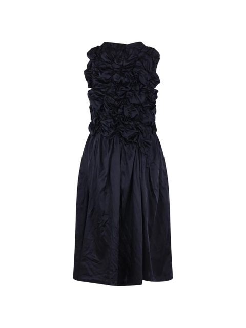 Comme Des Garçons ruffled-detail midi dress - Blue - zdjęcie produktu nr 2