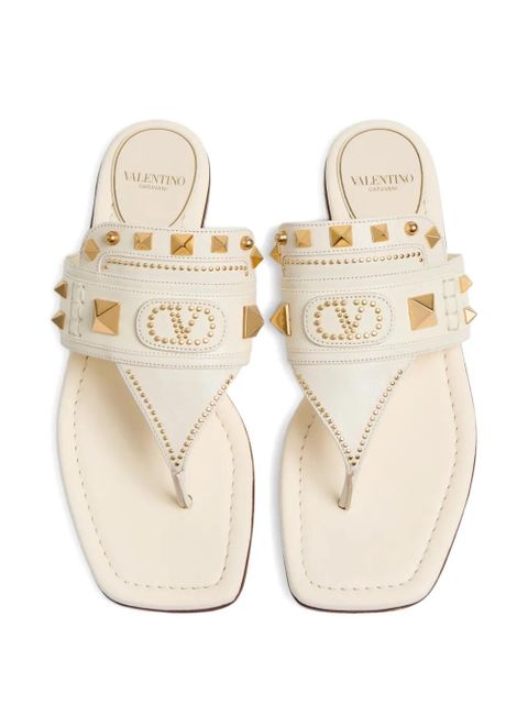 Valentino Garavani Plaster Caster leather sandals - White