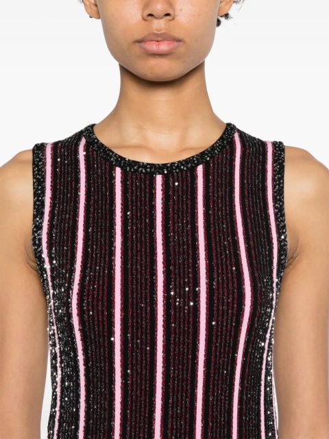 Missoni sequined ribbed mini dress - Black