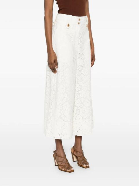 ZIMMERMANN Luna lace trousers - Neutrals