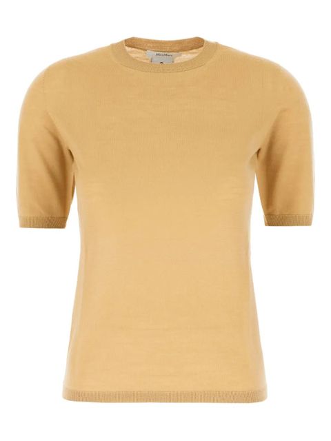 Max Mara short-sleeve crew-neck T-shirt - Brown - zdjęcie produktu nr 1