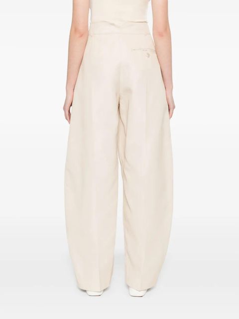 Jacquemus Le Pantalon Ovalo trousers - Neutrals