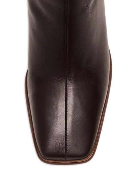 ALOHAS square-toe boots - Brown