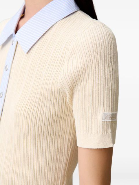 Claudie Pierlot button-fastening collar shirt - Neutrals