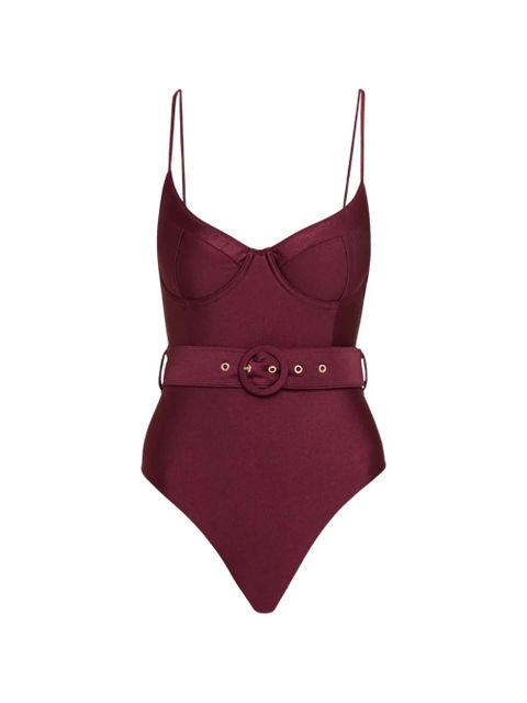 Simkhai belted bustier one piece - Purple - zdjęcie produktu nr 1