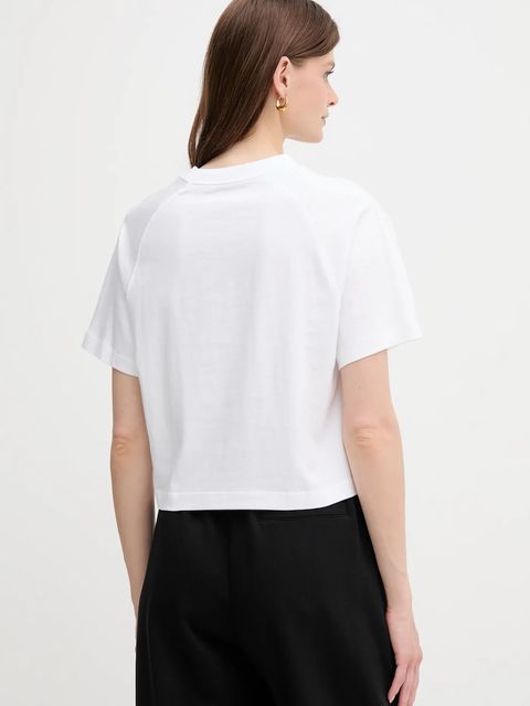 Calvin Klein Jeans t-shirt bawełniany damski kolor biały LV047B847G