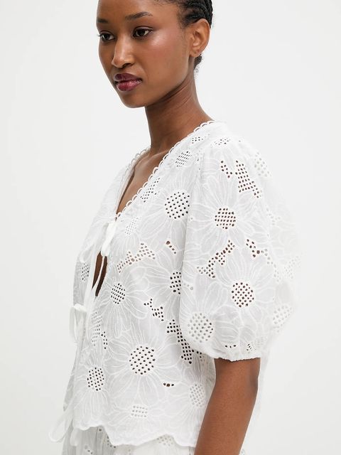 Answear.LAB komplet bawełniany damski kolor biały - zdjęcie produktu nr 2