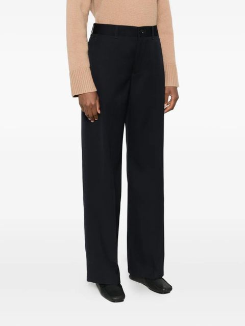 Jil Sander button-fastening trousers - Blue - zdjęcie produktu nr 2